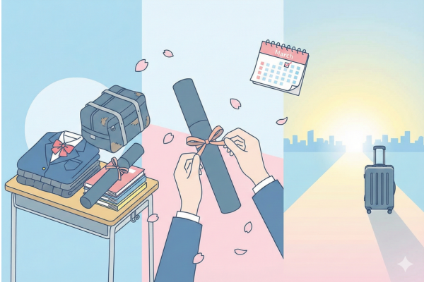 高校生活の区切りをつける図解画像