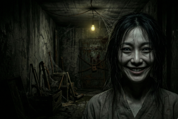 ホラーの笑顔のイメージ画像