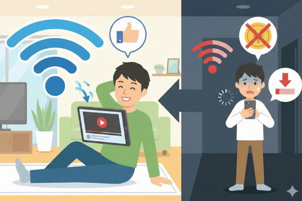 Wi-Fi環境での利用を推奨するイメージ画像