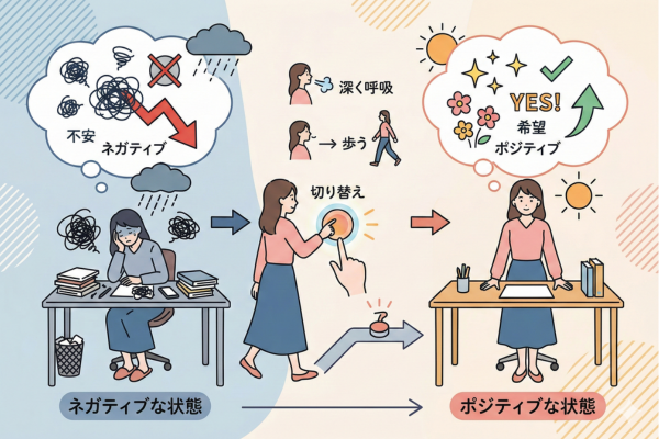 気持ちを切り替える図解画像