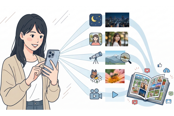 iPhoneのカメラ機能を重視しているイメージ画像