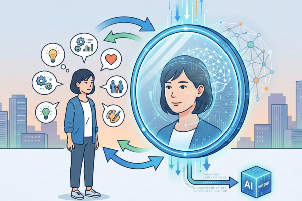 AIは鏡というイメージ図解画像